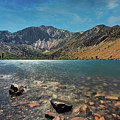 Glass Water Under a Blue Sky at Convict Lake, Mammoth lakes